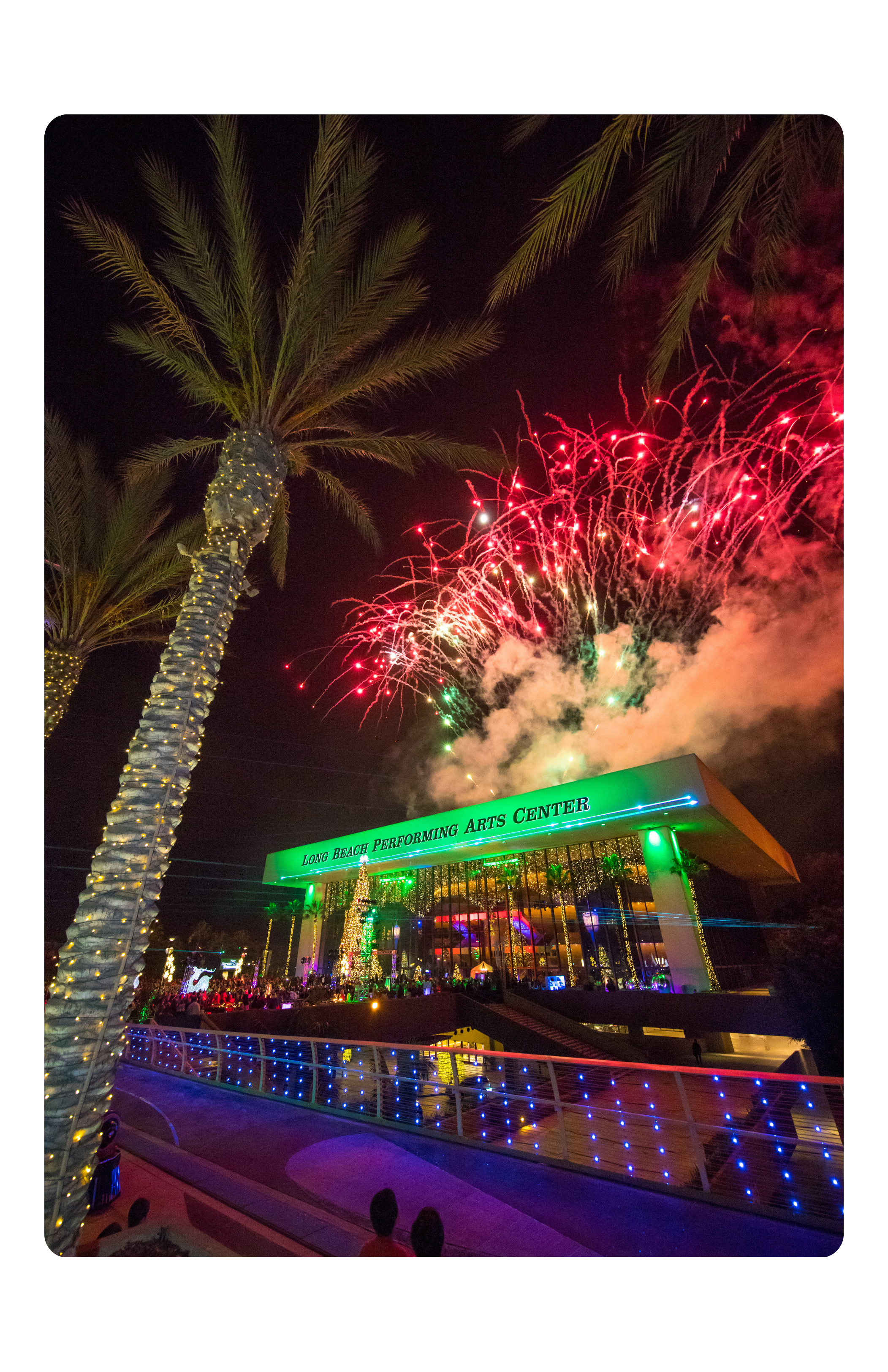 Long Beach CVB Christmas Tree Lighting Annalynne McCord in the 90802